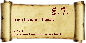 Engelmayer Tamás névjegykártya